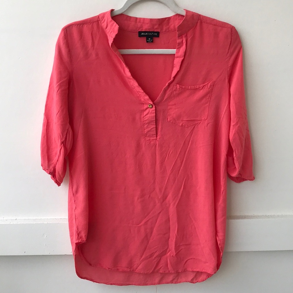 Jella Couture Coral Top